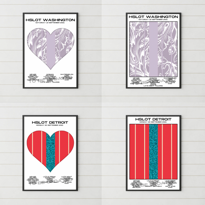 HSLOT 2021 Setlist Posters | All Shows | 3 Sizes