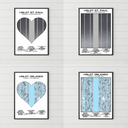 HSLOT 2021 Setlist Posters | All Shows | 3 Sizes