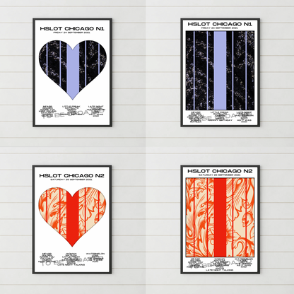 HSLOT 2021 Setlist Posters | All Shows | 3 Sizes