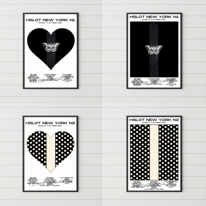 HSLOT 2021 Setlist Posters | All Shows | 3 Sizes
