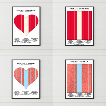 HSLOT 2021 Setlist Posters | All Shows | 3 Sizes