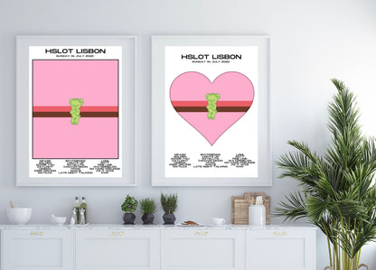 Love On Tour - HSLOT 2022 Lisbon Show Poster Print - 2 styles | 3 sizes