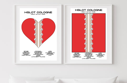 Love On Tour - HSLOT 2022 Cologne Show Poster Print - 2 styles | 3 sizes