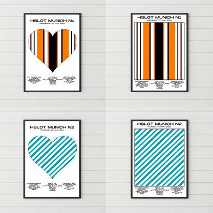 HSLOT 2023 Setlist Posters | All Shows | 3 Sizes
