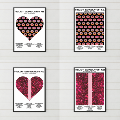HSLOT 2023 Setlist Posters | All Shows | 3 Sizes