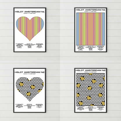 HSLOT 2023 Setlist Posters | All Shows | 3 Sizes