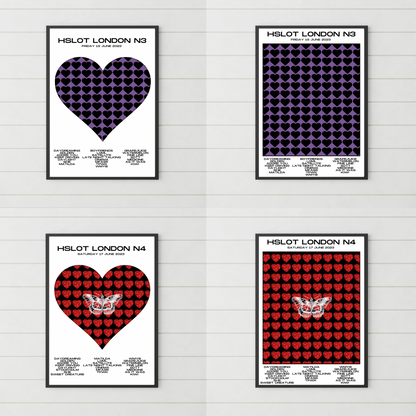 HSLOT 2023 Setlist Posters | All Shows | 3 Sizes