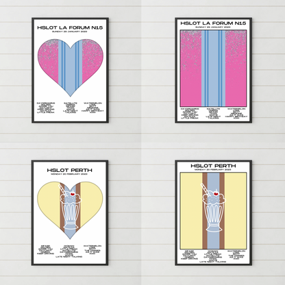 HSLOT 2023 Setlist Posters | All Shows | 3 Sizes