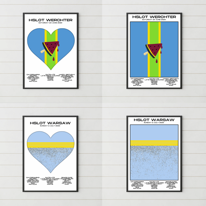 HSLOT 2023 Setlist Posters | All Shows | 3 Sizes