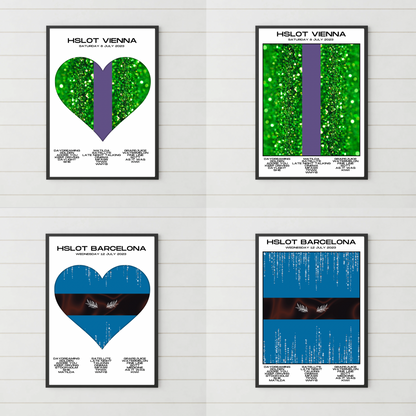 HSLOT 2023 Setlist Posters | All Shows | 3 Sizes