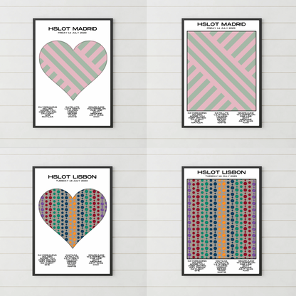 HSLOT 2023 Setlist Posters | All Shows | 3 Sizes