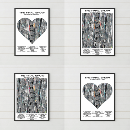 HSLOT 2023 Setlist Posters | All Shows | 3 Sizes