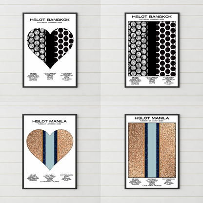 HSLOT 2023 Setlist Posters | All Shows | 3 Sizes