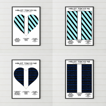 HSLOT 2023 Setlist Posters | All Shows | 3 Sizes