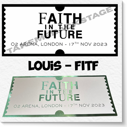 Souvenir/Gift Gig Tickets | Any artist available | Choice of colour