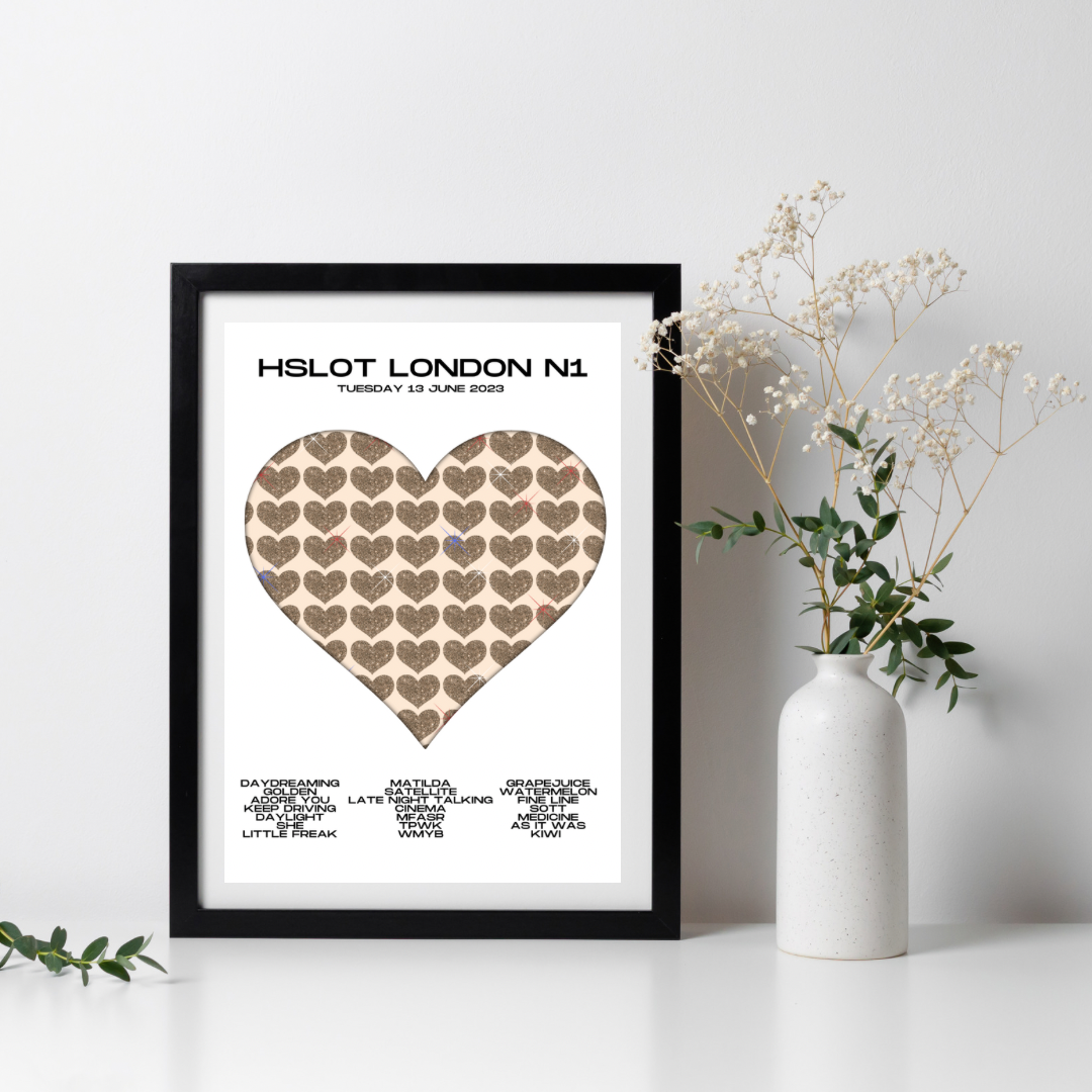 Love On Tour - HSLOT 2023 London Wembley N1 Show Poster Print - 2 styles | 3 sizes