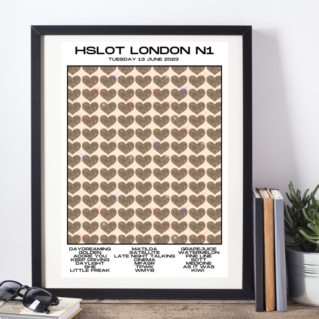 Love On Tour - HSLOT 2023 London Wembley N1 Show Poster Print - 2 styles | 3 sizes