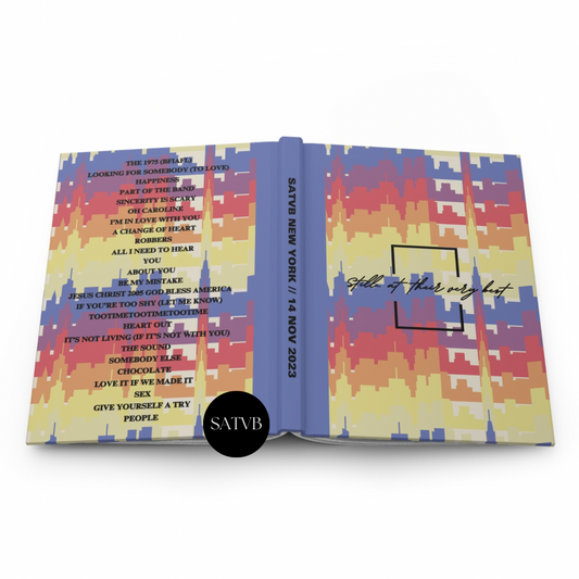 SATVB New York N1 Setlist Hard Backed Journal | Notebook