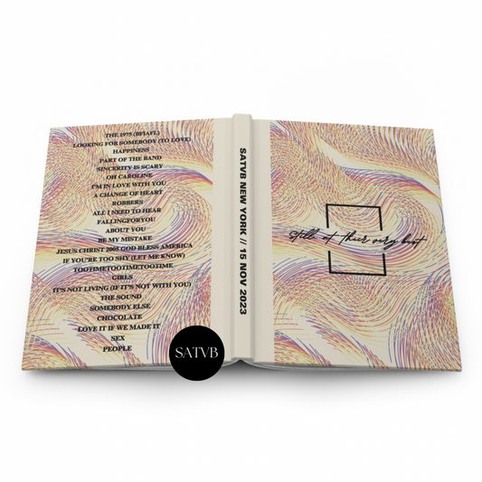 SATVB New York N2 Setlist Hard Backed Journal | Notebook