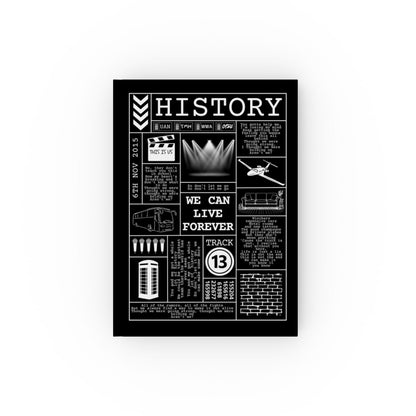 1D History Hard Backed Journal | Notebook