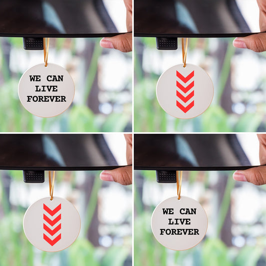 We Can Live Forever 1D Ceramic Ornament