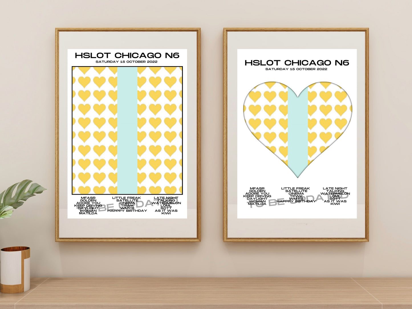 Love On Tour - HSLOT 2022 Chicago N6 Poster Print - 2 styles | 3 sizes