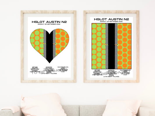 Love On Tour - HSLOT 2022 Austin N2 Poster Print - 2 styles | 2 sizes