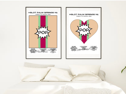 Love On Tour - HSLOT 2022 Palm Springs N1 Poster Print - 2 styles | 3 sizes