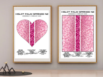 Love On Tour - HSLOT 2022 Palm Springs N2 Poster Print - 2 styles | 3 sizes