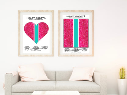 Love On Tour - HSLOT 2022 Bogotá Poster Print - 2 styles | 3 sizes