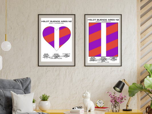 Love On Tour - HSLOT 2022 Buenos Aires N2 Poster Print - 2 styles | 3 sizes