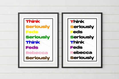 The 1975 ‘Chocolate’ inspired Lyric print - various colours