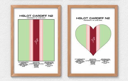 Love On Tour - HSLOT 2023 Cardiff N2 Show Poster Print - 2 styles | 3 sizes