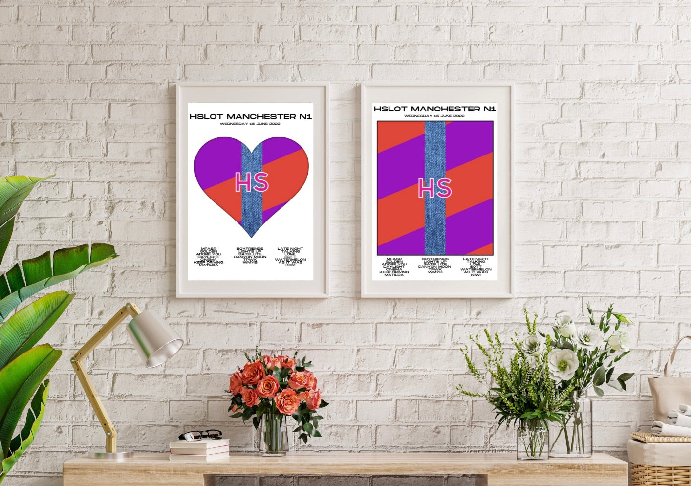 Love On Tour - HSLOT 2022 Manchester N1 Show Poster Print - 2 styles | 3 sizes