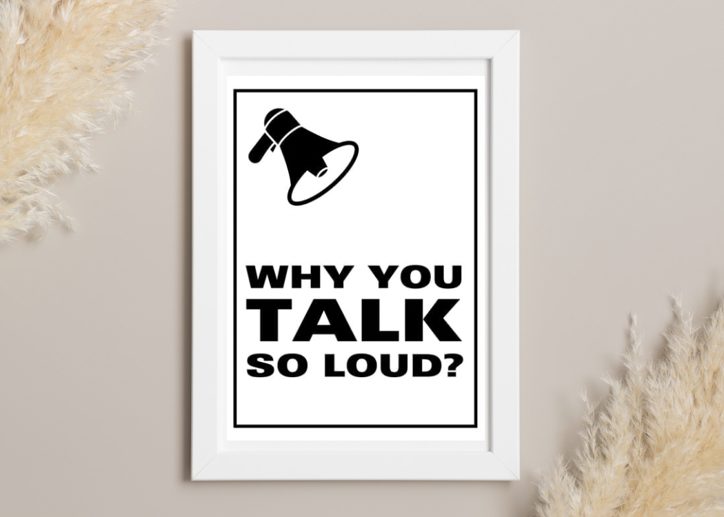 The 1975 Inspired B&W Lyric Print - Talk!