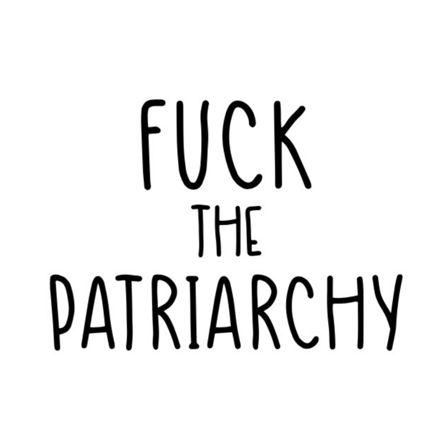 Taylor inspired vinyl decal - F The Patriarchy