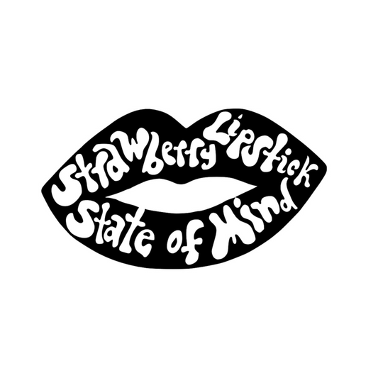 Harry inspired vinyl decal - Strawberry Lipstick State Of Mind