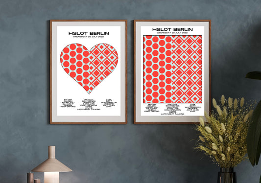 Love On Tour - HSLOT 2022 Berlin Show Poster Print - 2 styles | 3 sizes